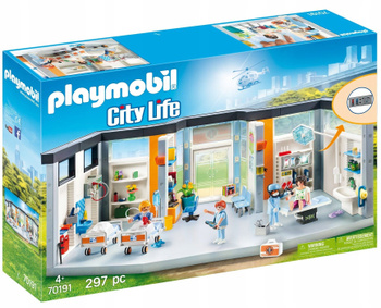 Playmobil hospital sale play box