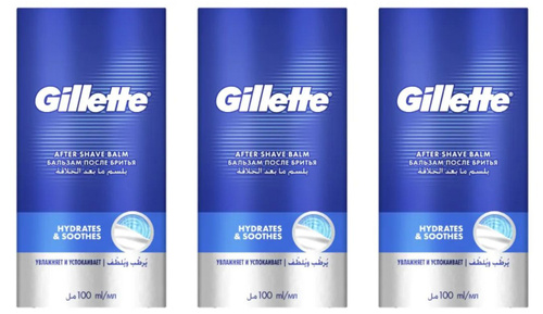 Gillette mach3 бальзам после бритья hydrating увлажняющий