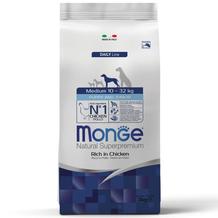 Monge для щенков ягненок с рисом. Monge Puppy and Junior Rich in Chicken. Monge Daily line Medium Puppy Junior. Monge Daily line Medium Puppy Junior 29/18. Монж корм для собак с рыбой.