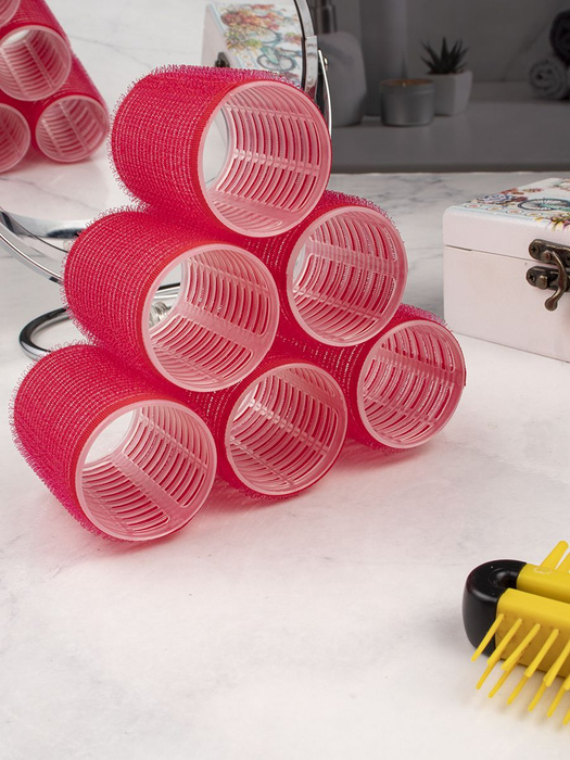 Кудри про, Большие бигуди липучки, для прикорневого объема волос, челки ...