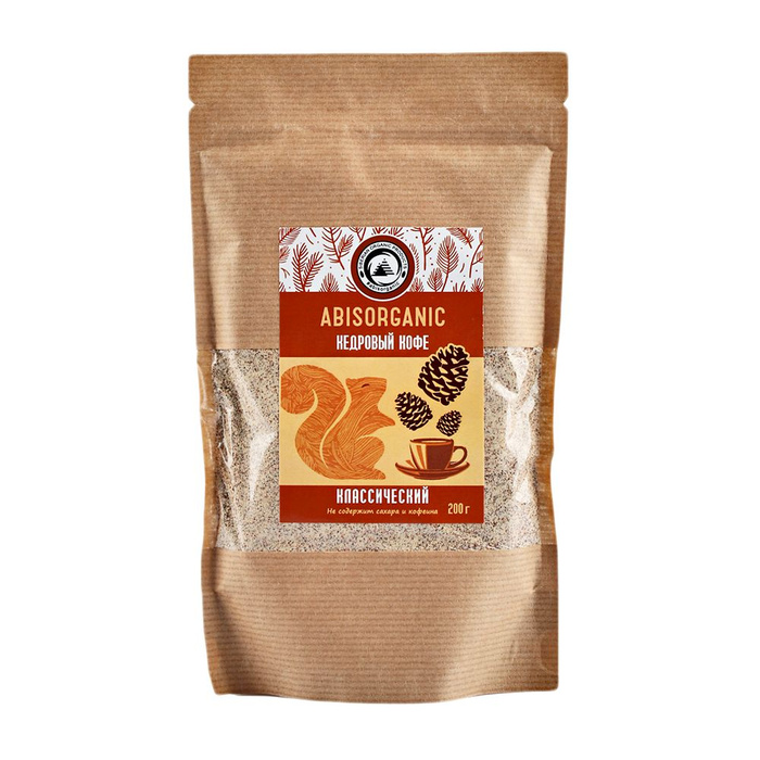Кедровый кофе "Абисорганик" классический, 100 г. - купить с доставкой ...