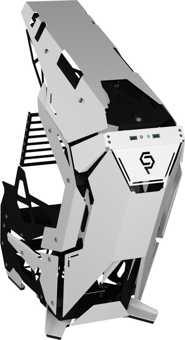 Корпус для ПК, игровой ATX Cryptone-A, чёрно-белый — купить в интернет ...