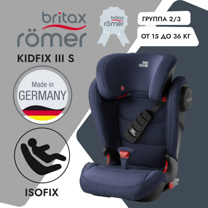 Кресло britax romer 15 36 isofix