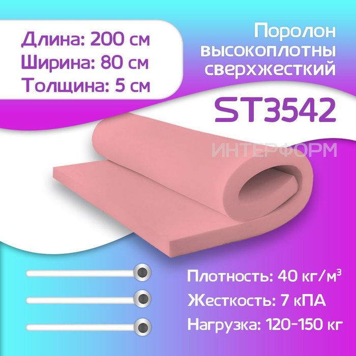 Поролон мебельный листовой марки HL4065 2000*800*50 мм - купить с ...