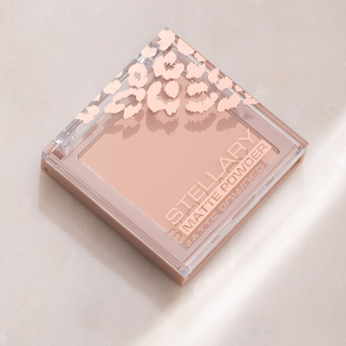 Pressed powder Компактная пудра для лица Stellary, шелковистая текстура ...
