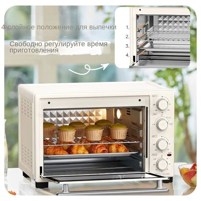 Комбинированный духовой шкаф Midea PT35K7, 38 см - купить с доставкой ...
