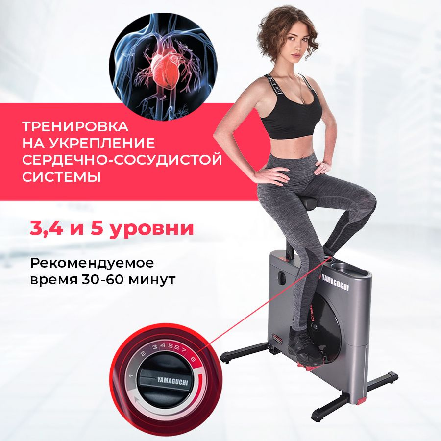 Беспроводной велотренажер для дома Yamaguchi Crossway купить на OZON по ...