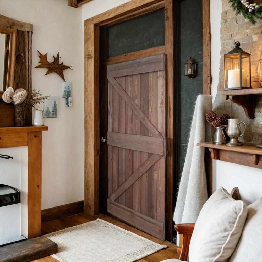 Дверь межкомнатная раздвижная 100х210 см Дези из массива сосны в стиле лофт