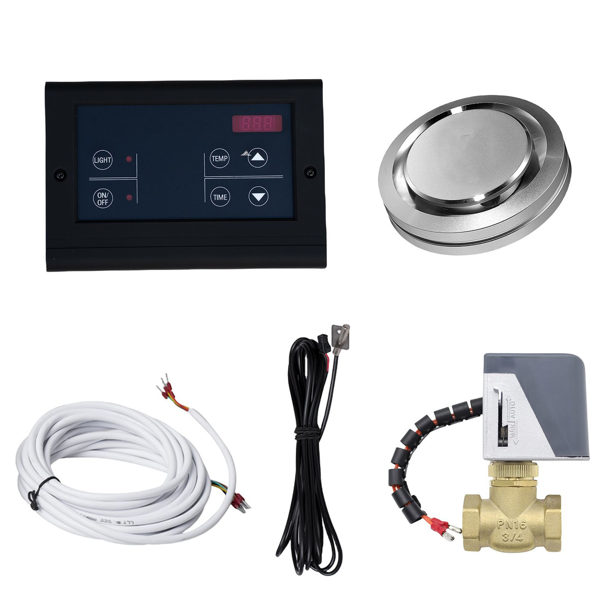 Парогенератор для бани, 12 кВт, 220 В/380 В, Корпус из нержавеющей ...