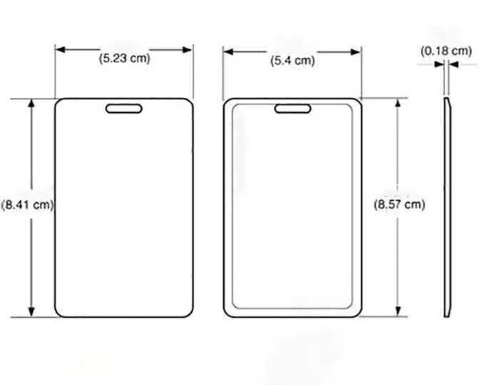 Карта HID ProxCard II 125 кГц. Магнитная карта доступа для СКУД ...