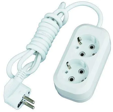 Удлинитель 2х7 м с заземл. 16А IP20 Е-302 АБС-пл. ПВС 3х1 UNIVersal 9631975