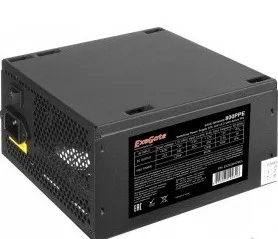 Блок питания для ПК Exegate EX280441RUS 800W Exegate EVO800, ATX, RGB, black, APFC, 12cm, 24p+(4+4)p