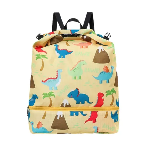 Детский плавательный рюкзак, водонепроницаемая сумка для бассейна и пляжа, разделение для сухих и мо