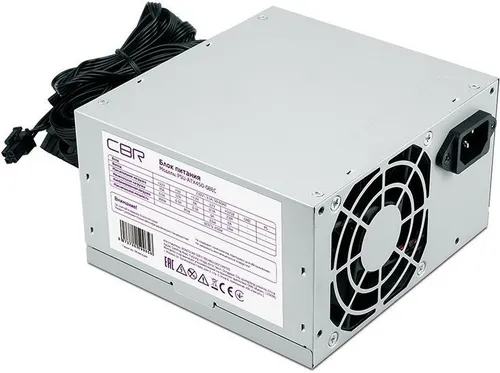 Блок питания CBR ATX 450W, 8cm fan, 20+4pin/1*4pin/1*IDE/2*SATA, кабель питания 1.2м PSU-ATX450-08EC