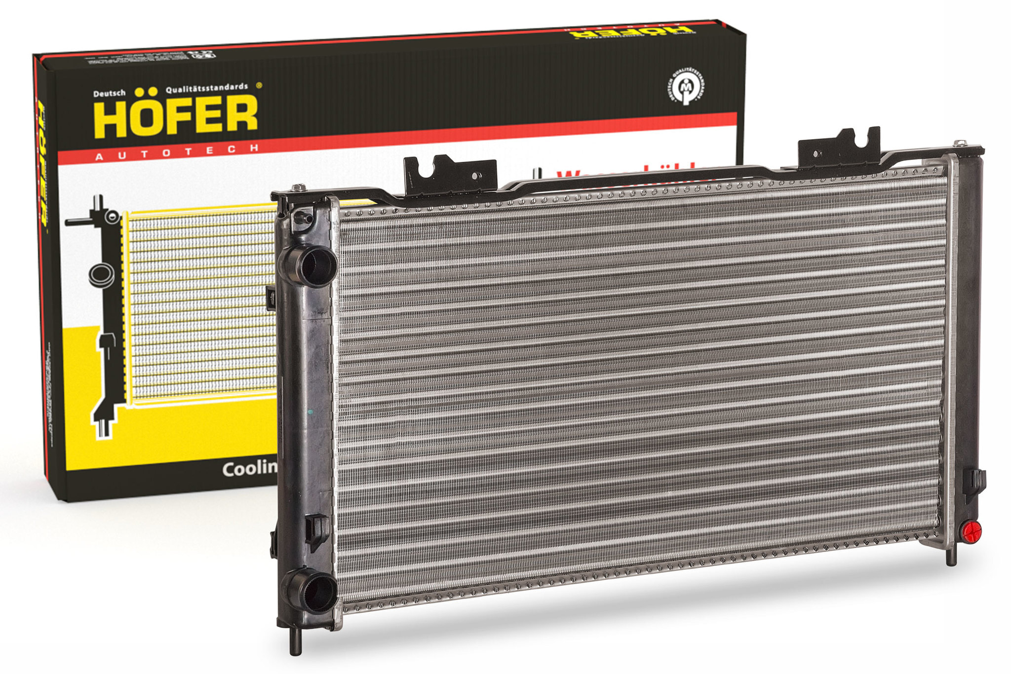 Hofer Radiator Радиатор охлаждения 2170 Приора под конд A/C Halla HOFER купить на OZON ...