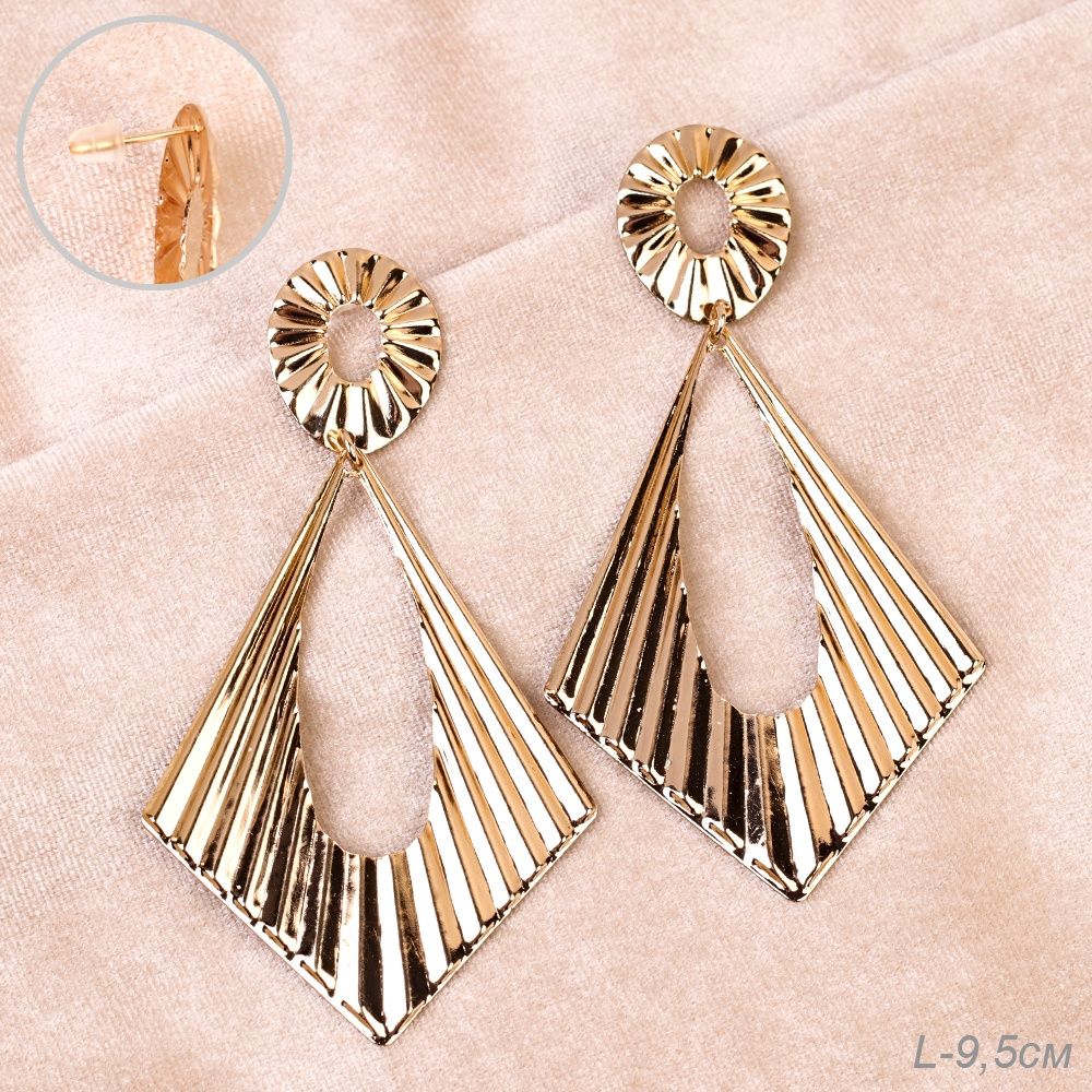 Серьги, бижутерия 9,5 см