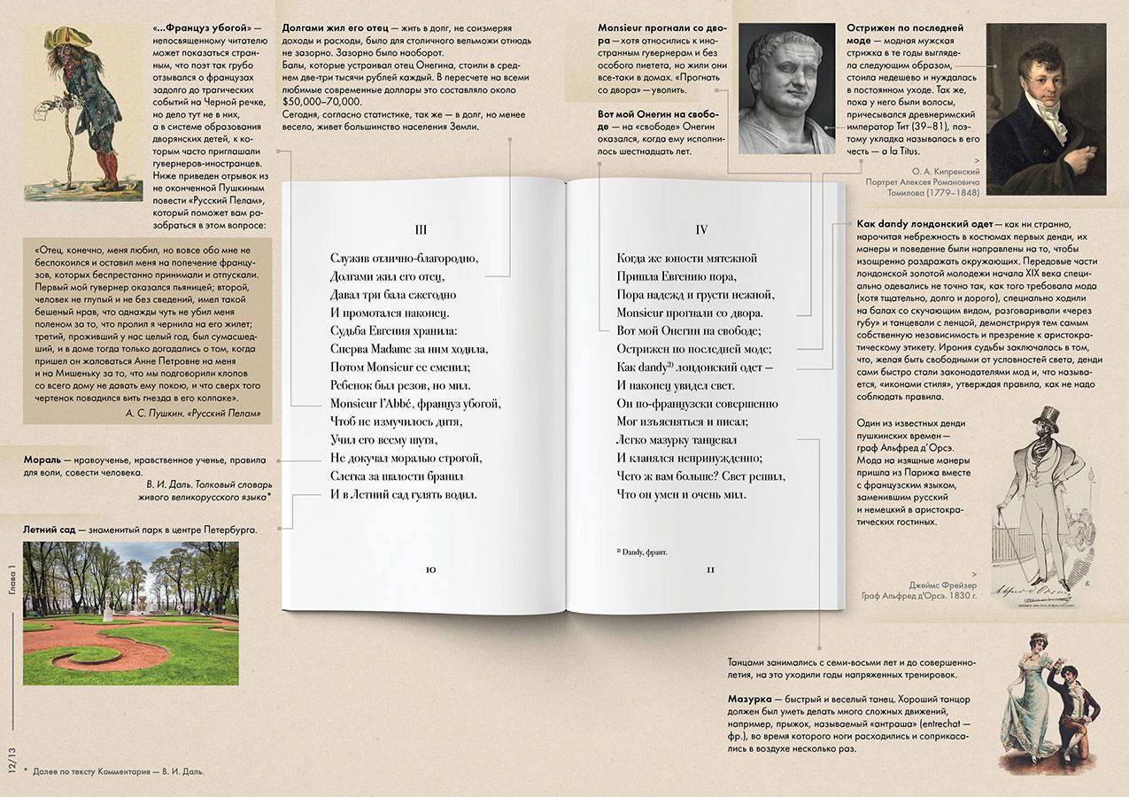 Евгений Онегин. Подробный иллюстрированный комментарий к роману в стихах. | Eugene Onegin. Detailed Illustrated Commentary on the Novel in Verse. - Ozon image 3