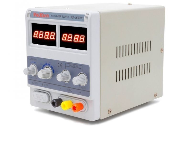 ЛабораторныйблокпитанияYaXunYX-1502DD,15V,2A,защитаоткороткогозамыкания