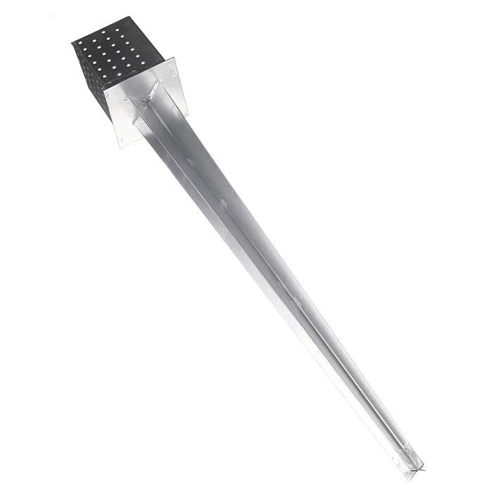 Опорастолбаподбрус100х100забивнаяоцинкованная,длина900мм