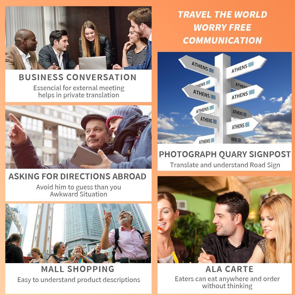 Новый интеллектуальный переводчик Z2 Office Travel Точный оффлайн ...