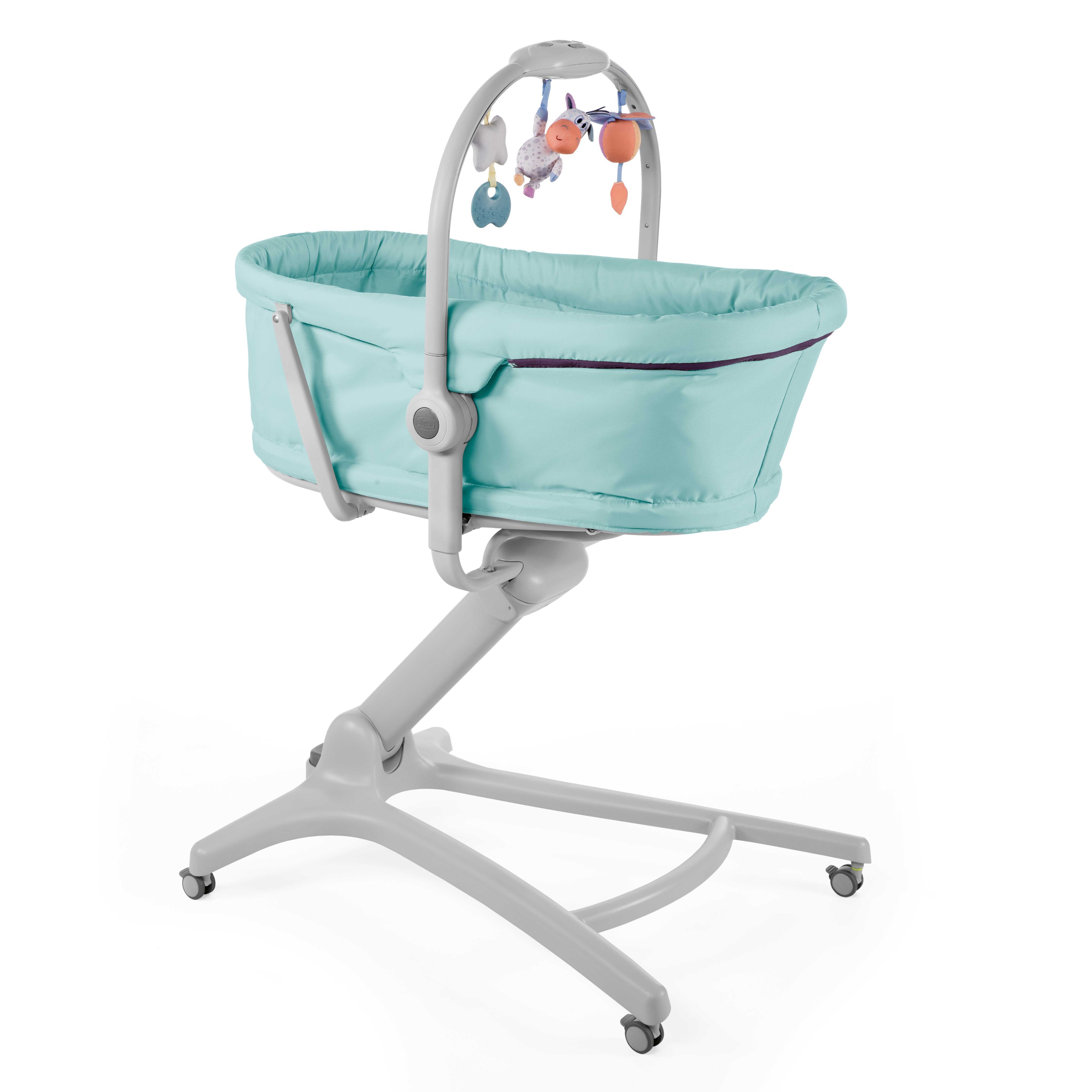 Кроватка стульчик chicco baby hug 4в1 aquarelle