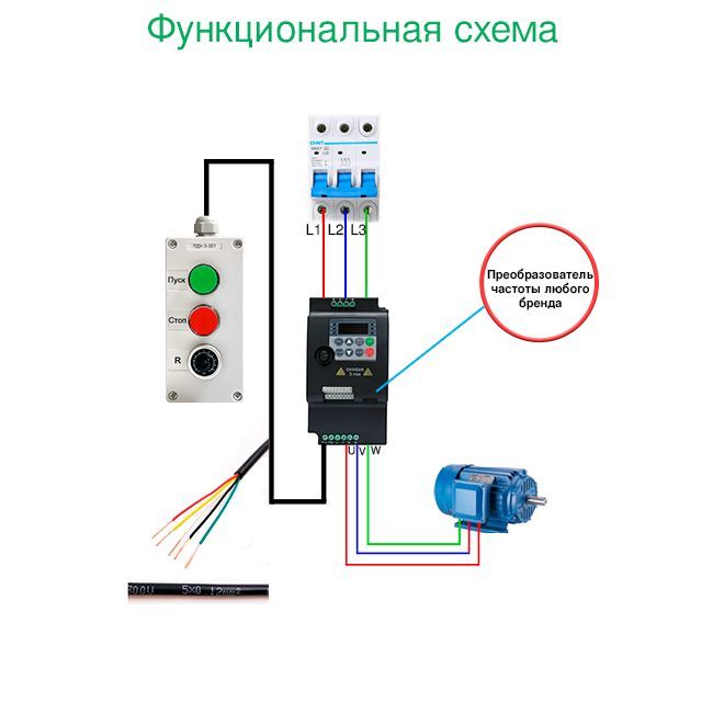 Пду 3 071 схема подключения Пульт управления частотным преобразователем ПДУ-3-031 - купить по выгодной цене 