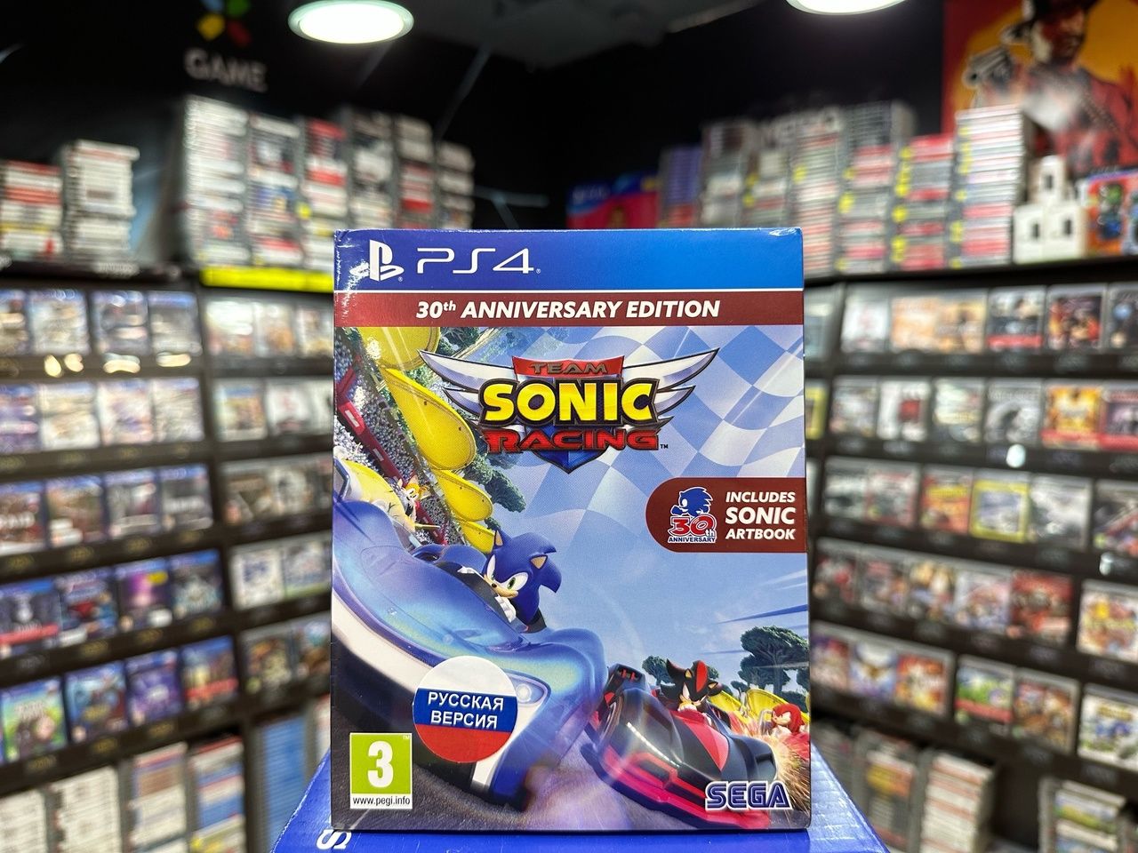 Игра Игра Team Sonic Racing 30th Anniversary Edition PS4// (PlayStation 4  купить по низкой цене с доставкой в интернет-магазине OZON (699678944)