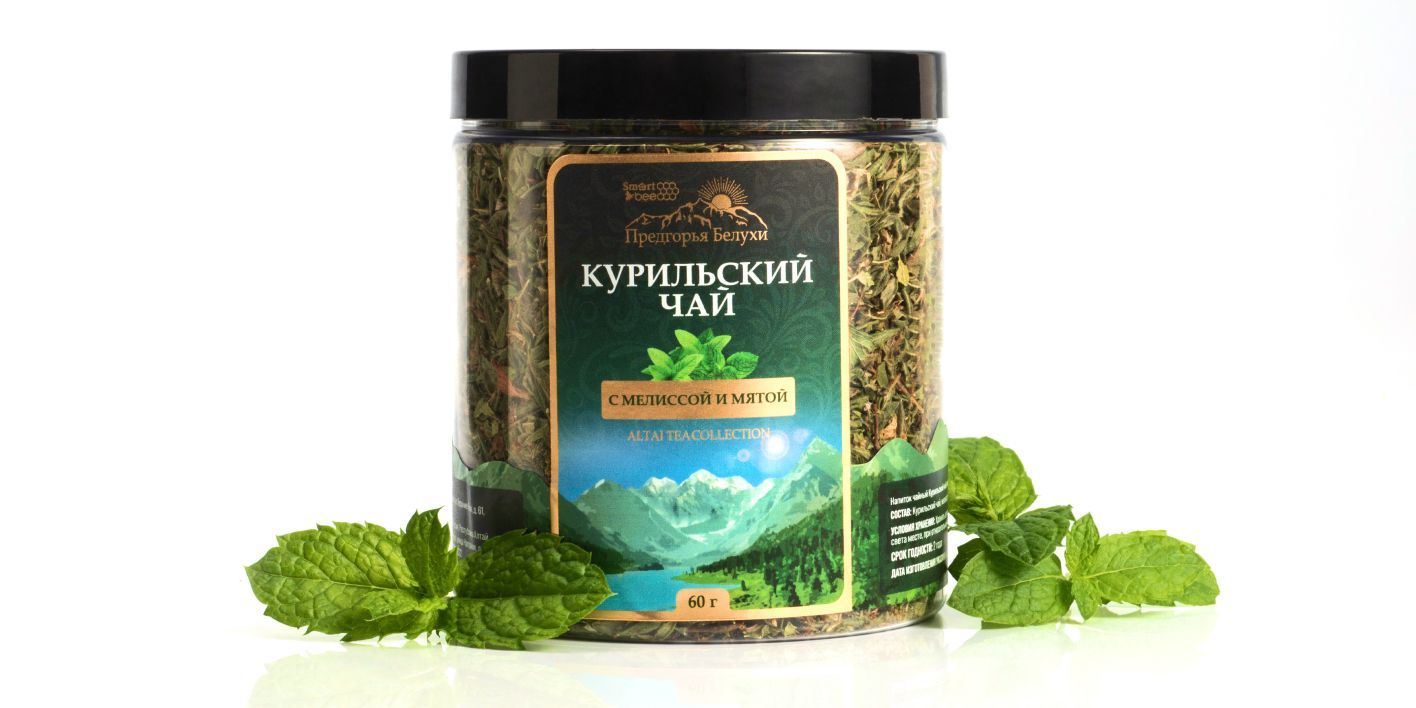 Чай травяной с мелиссой и мятой Предгорья Белухи, 60 гр - купить с ...