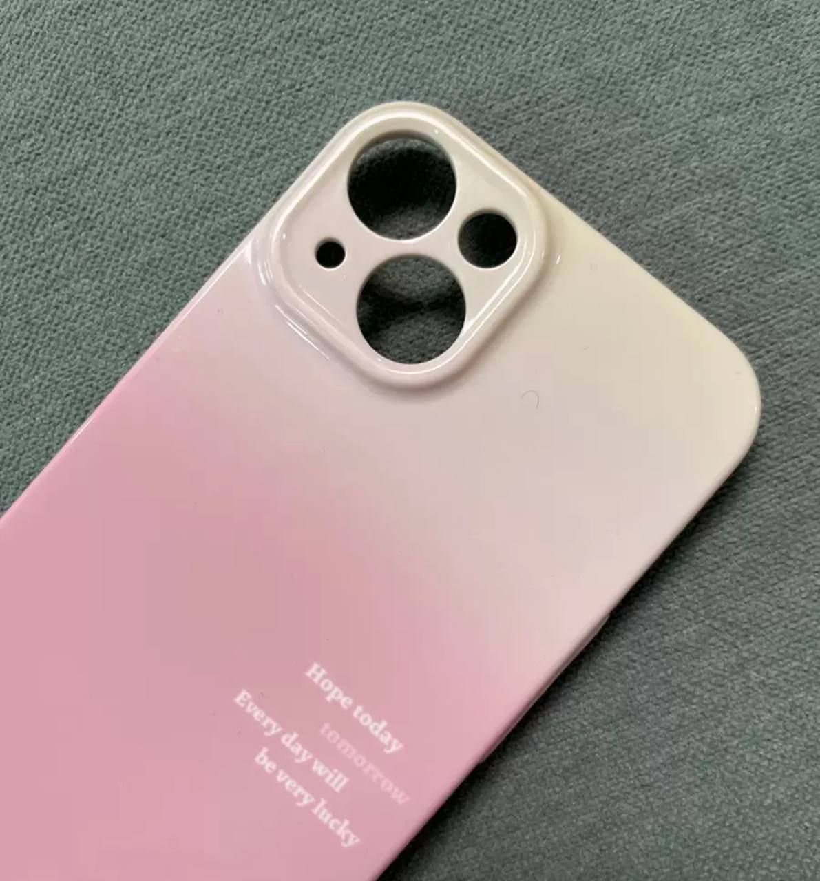 Premium чехол на айфон 13 розовый градиент, чехол на iphone 13, чехол ...