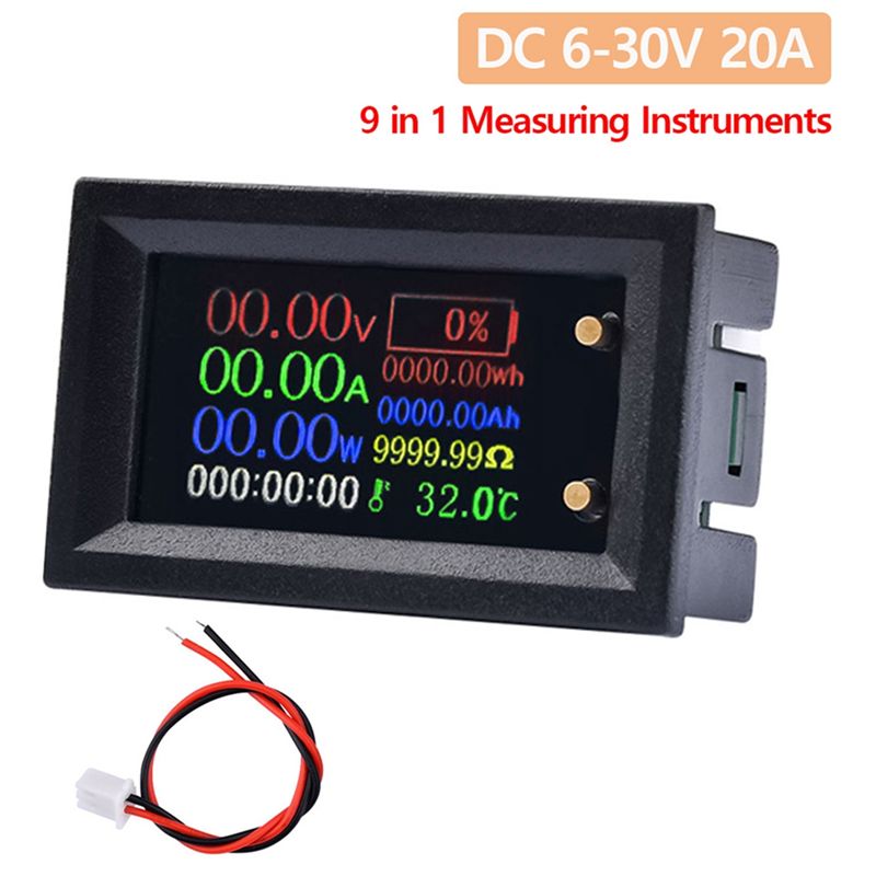 (PPAAHHM))ЦифровойвольтметрАмперметрМногофункциональныйтестерIPSНапряжениеТокМощностьЭнергияБатареяИзмерительэлектричества