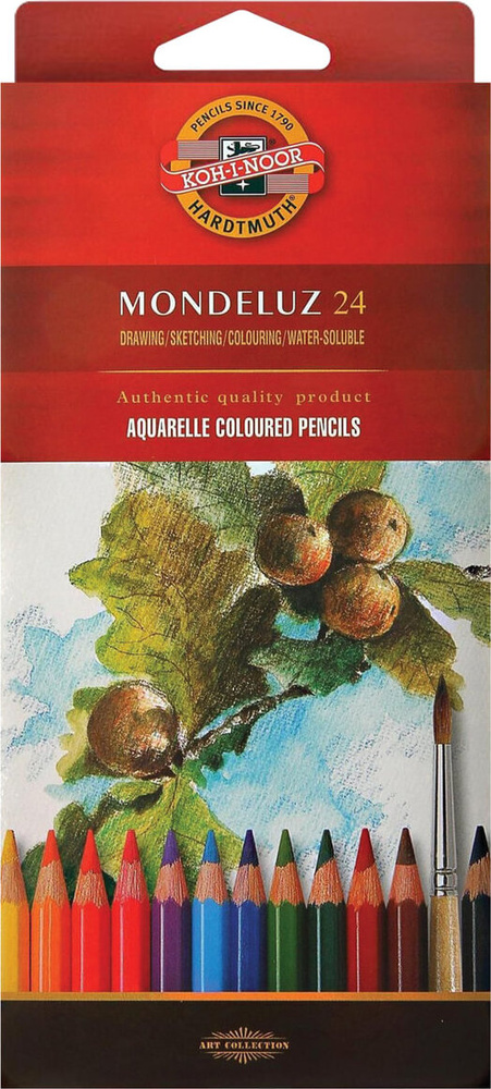 KOH-I-NOOR Набор карандашей, вид карандаша: Акварельный, 24 шт.  #1