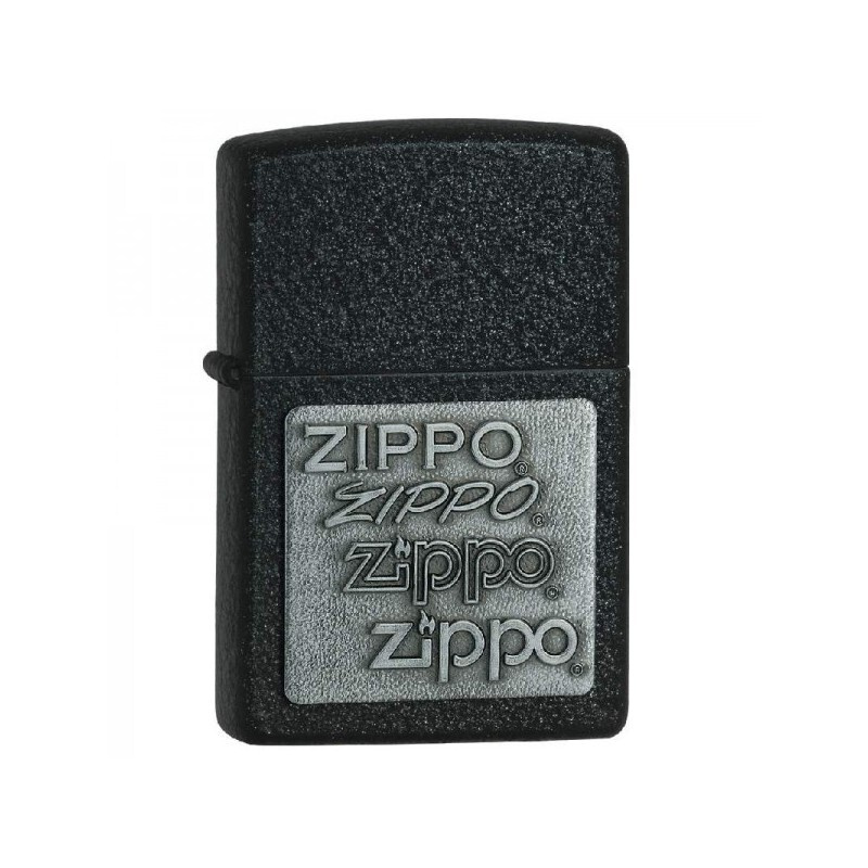 Зажигалка ZIPPO бензиновая Classic Black Crackle #1