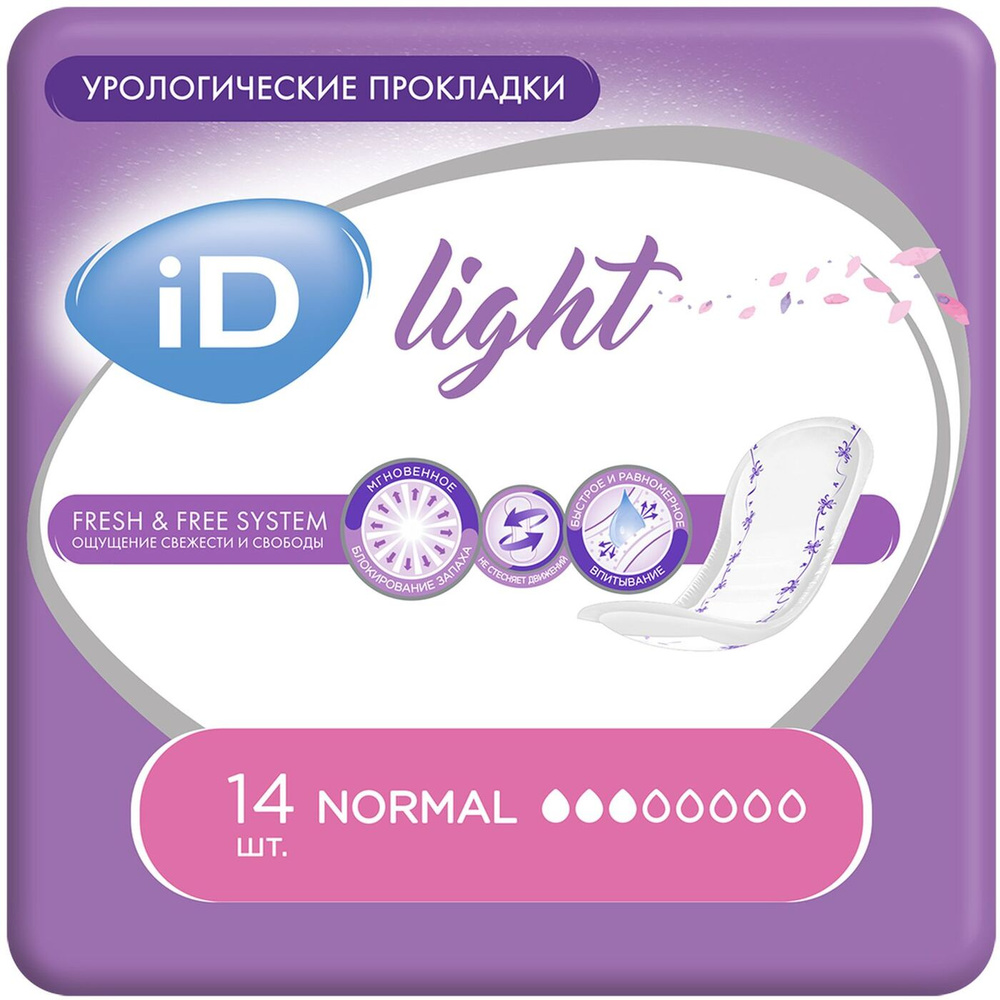 iD Урологические прокладки Light Normal, 14 шт #1