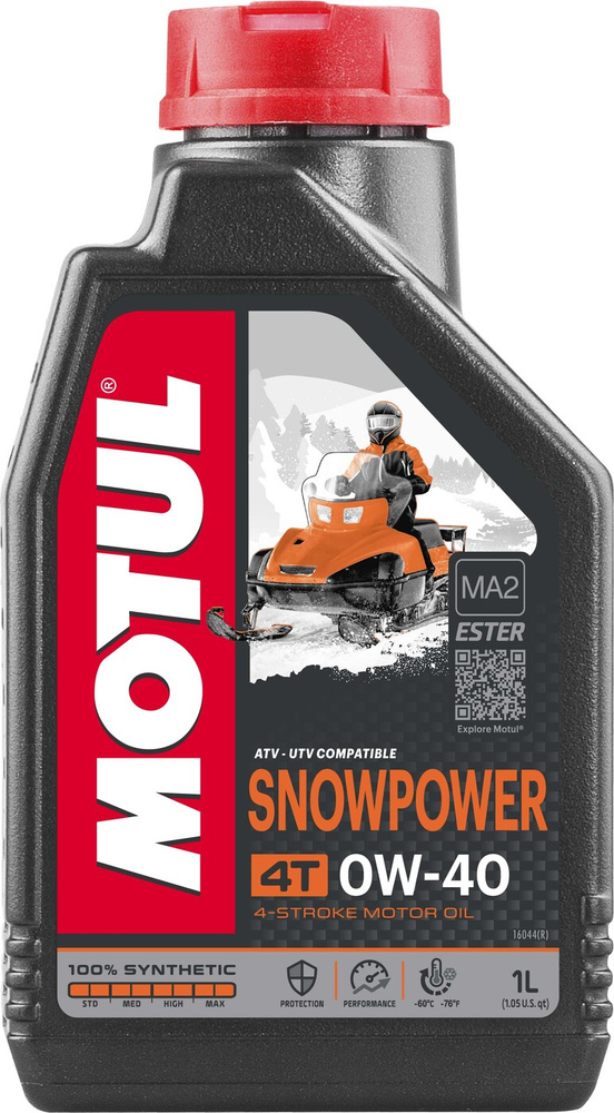MOTUL SNOWPOWER 4T 0W-40 Масло моторное, Синтетическое, 1 л #1