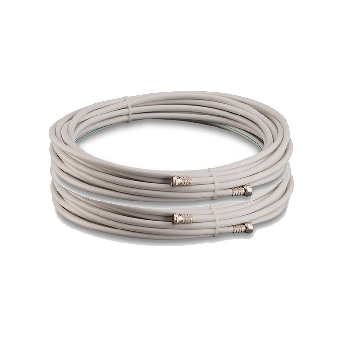 Кабель Разъем для антенны (TV/F) Cadena RG-6_Внутреннее (для помещений ...