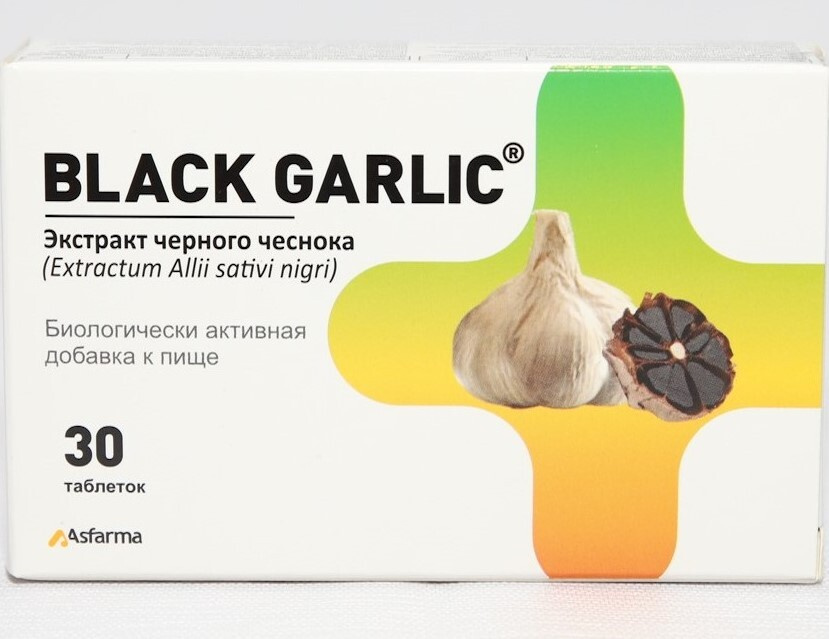 Экстракт черного чеснока для повышения иммунитета BLACK GARLIC 750 мг ...