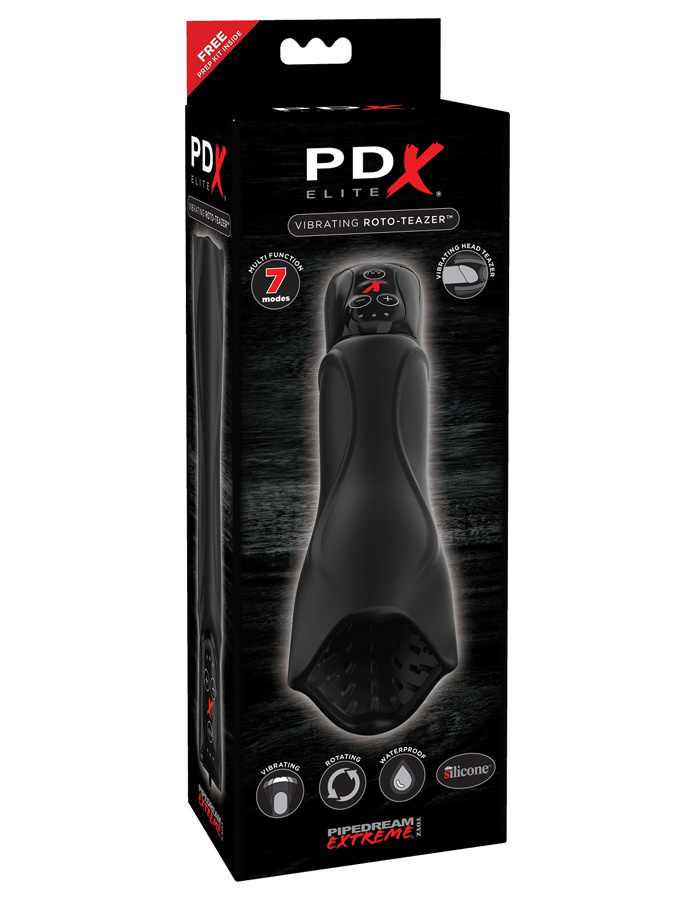 Мастурбатор Pipedream Вибро-ротатор Vibrating Roto-Teazer серии PDX Elite от Pipedream  #1