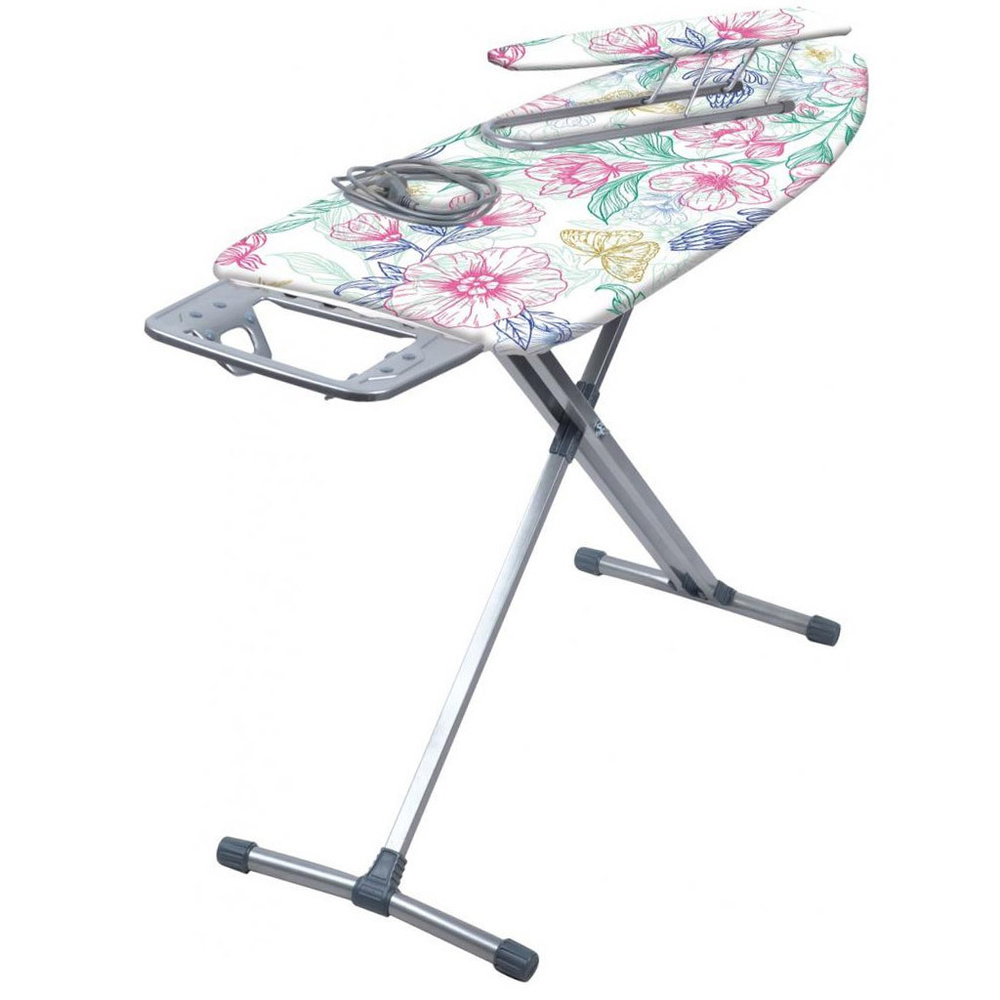 Доска гладильная 122х40х90см, тканевый чехол бязь, основа ...