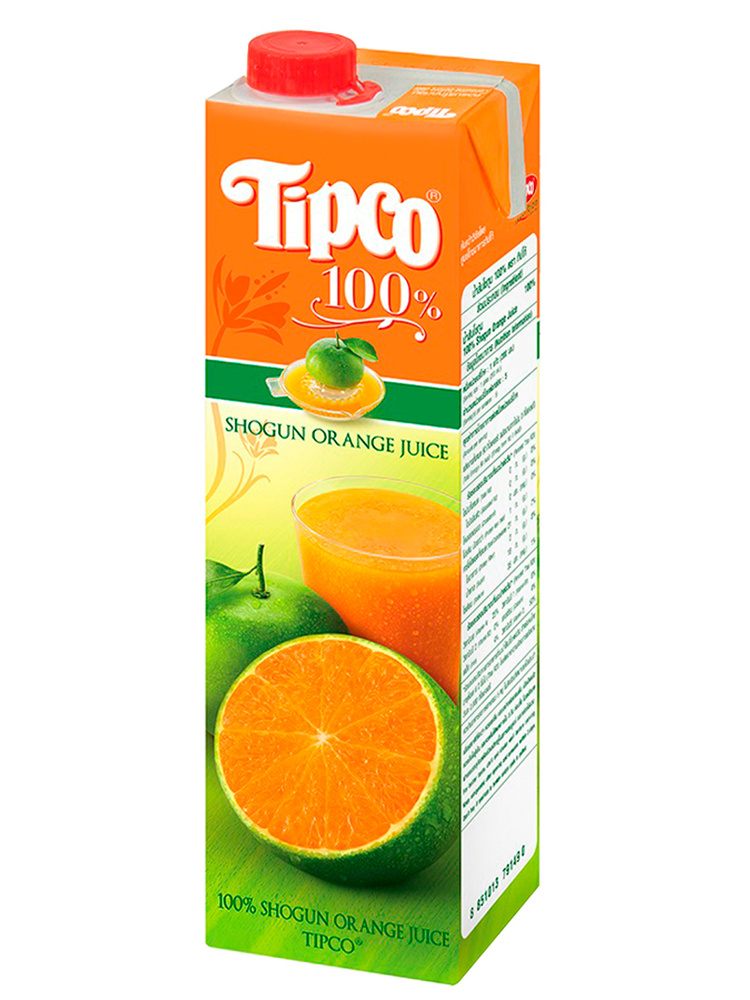 Апельсиновый сок прямого отжима Сёгун, тм TIPCO, 1л. купить на OZON по ...