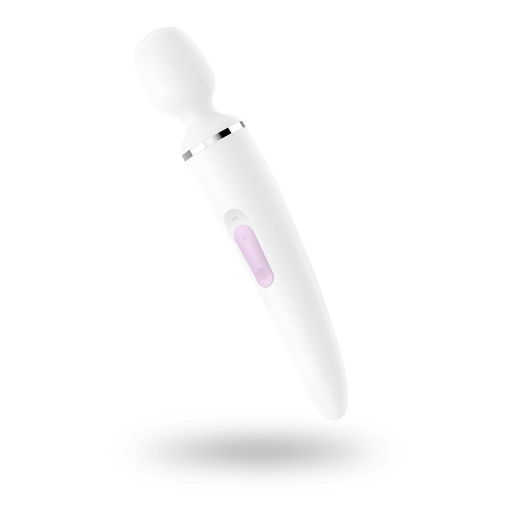 Satisfyer Вибратор Wand-er Woman Сатисфаер, белый - купить с доставкой по  выгодным ценам в интернет-магазине OZON (231278422)