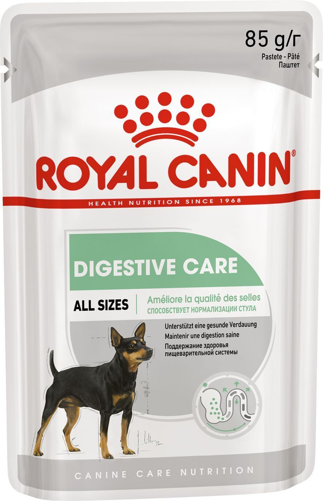 Влажный корм для собак Royal Canin Digestive Care Canin Adult с чувствительным пищеварением, 85 г х 12 #1