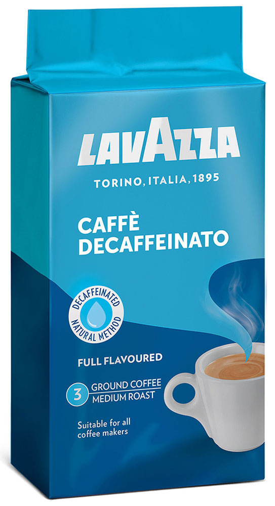 Кофе молотый Lavazza Decaffeinato /без кофеина/ 250г #1