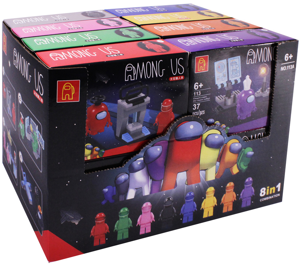 Конструктор Among Us 8в1 312 деталей (8 фигурок) - купить с доставкой ...