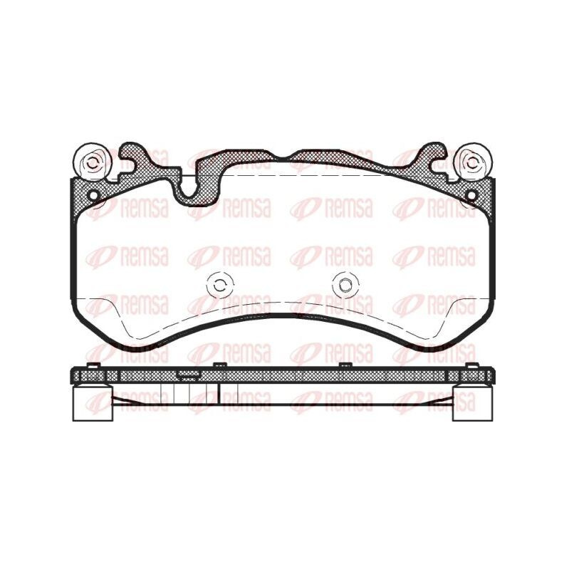 Колодки тормозные Remsa 130000 Передние - купить по низким ценам в ...