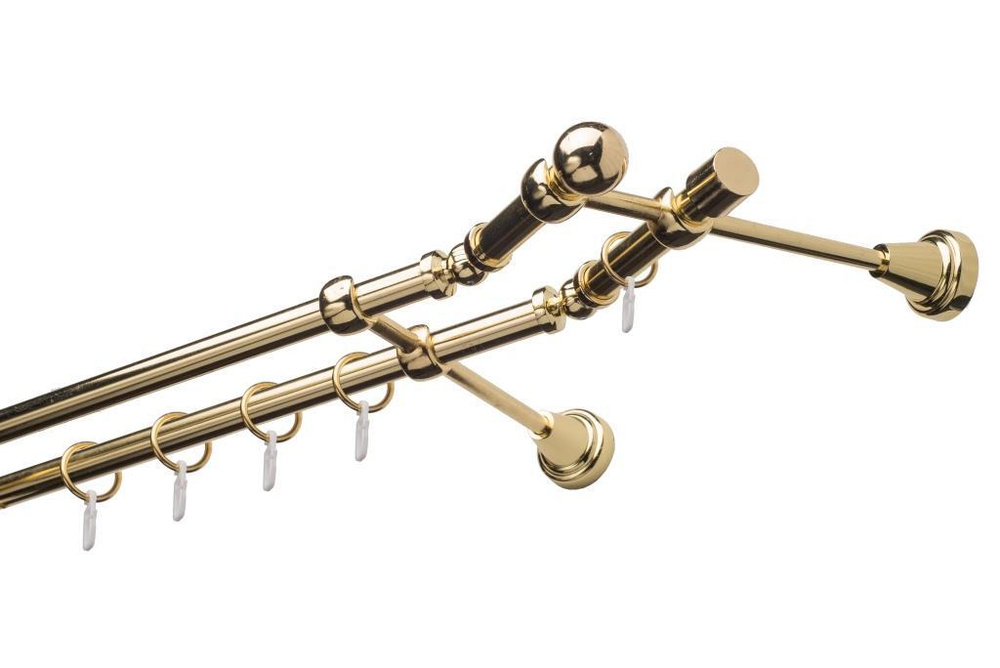 Карниз для эркера 2 ряда AICITY Угловой - купить по доступным ценам в ...