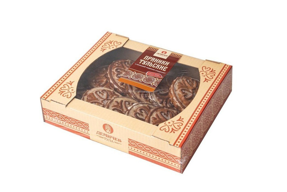 ПРЯНИКИ ТУЛЬСКИЕ(9 шт) / с начинкой "вареная сгущенка" / 1.3 кг ...