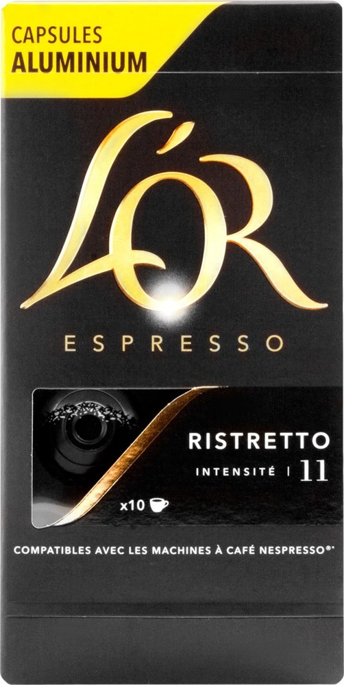 Кофе молотый в капсулах LOR Espresso Ristretto натуральный, жареный, 10 капсул - 3 упаковки  #1