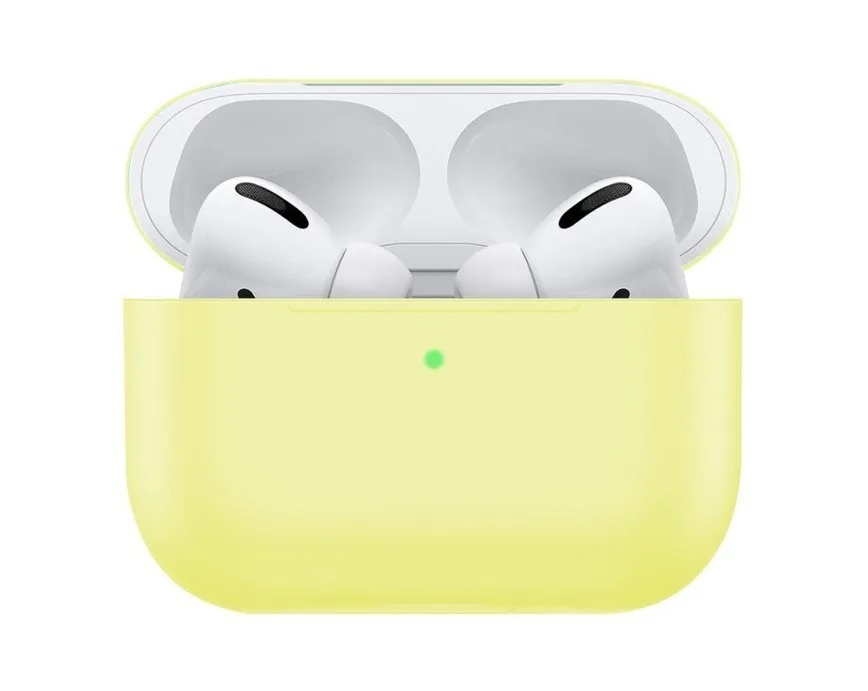 Чехол для AirPods Pro Silicone Case, Желтый #1