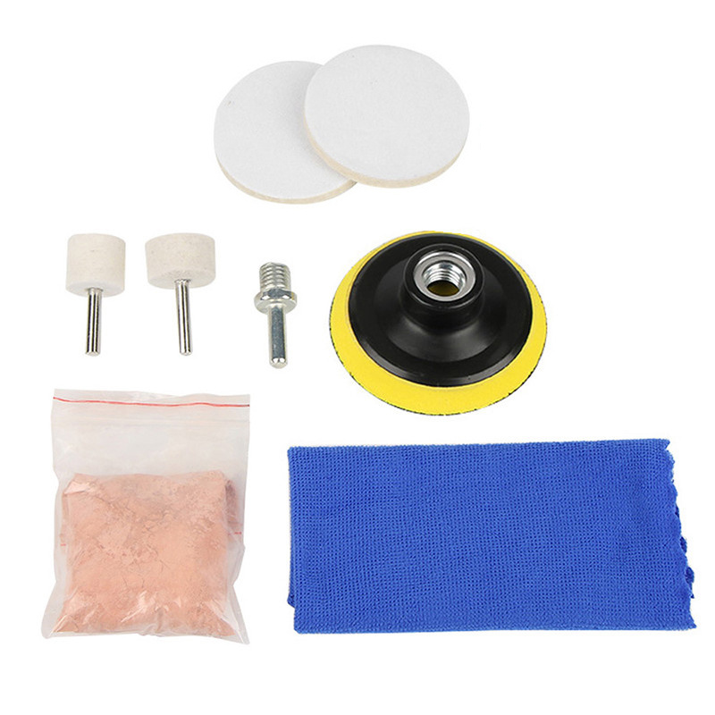 Набор для полировки лобового стекла автомобиля, 8 шт., инструмент для ...