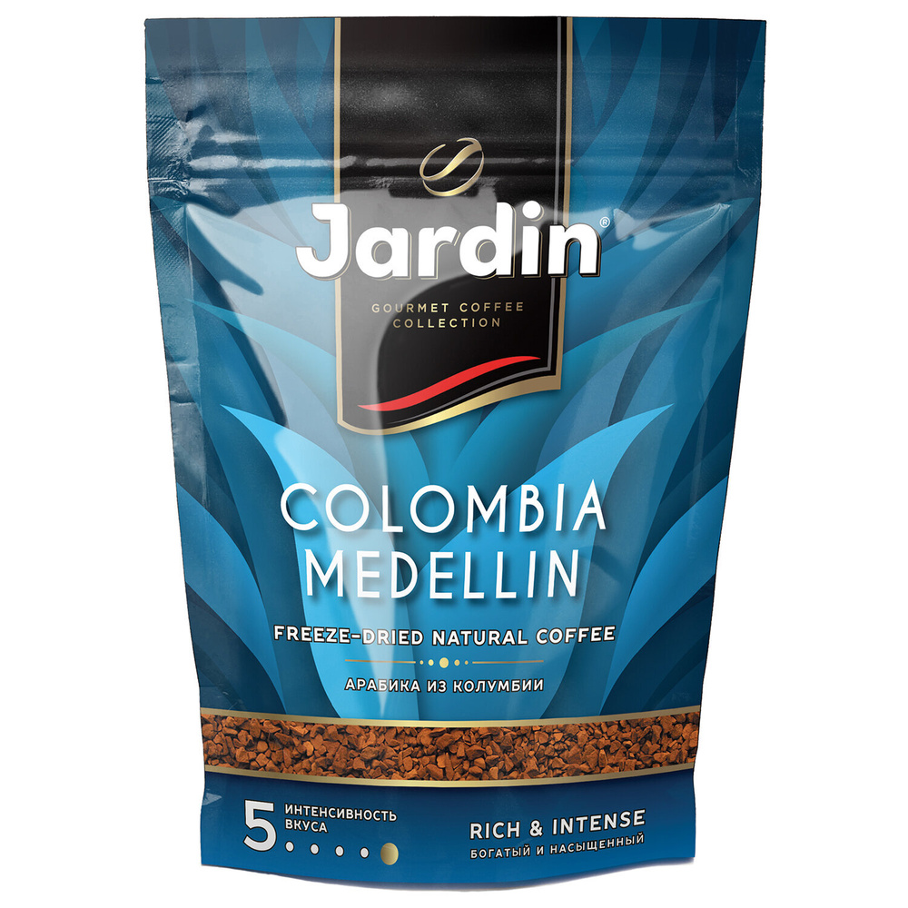 Кофе растворимый JARDIN "Colombia medellin", сублимированный, 150 г, мягкая упаковка, 1ед. в комплекте #1